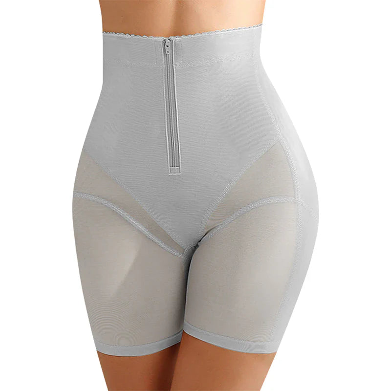 High-Waisted Transparent Shapewear Shorts
