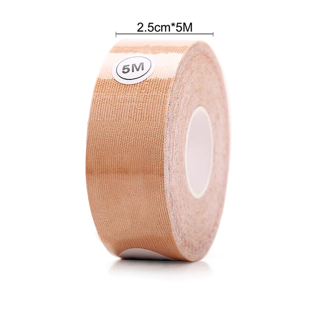 Adhesive boob tape