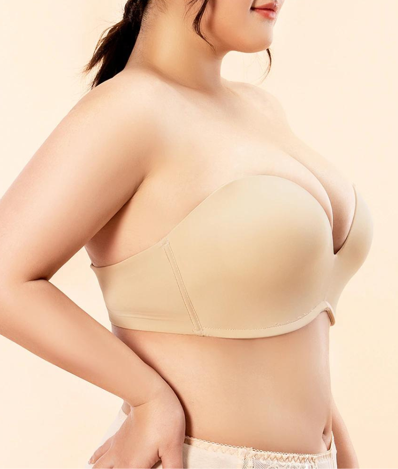 Plus-size solid bra
