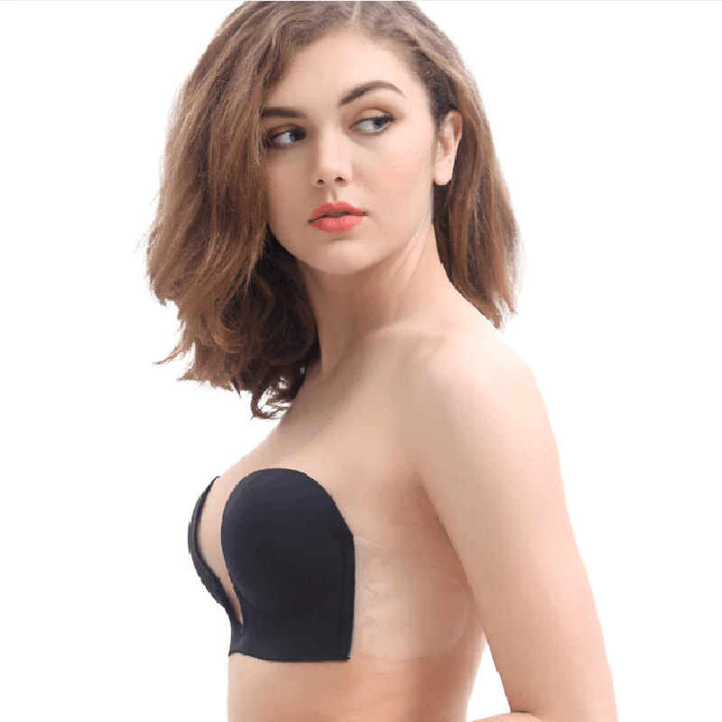 Invisible strap bra