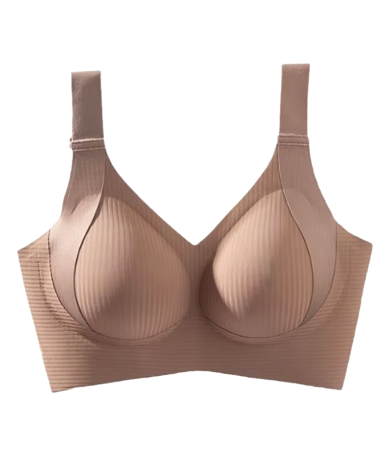 Seamless anti sagging bra