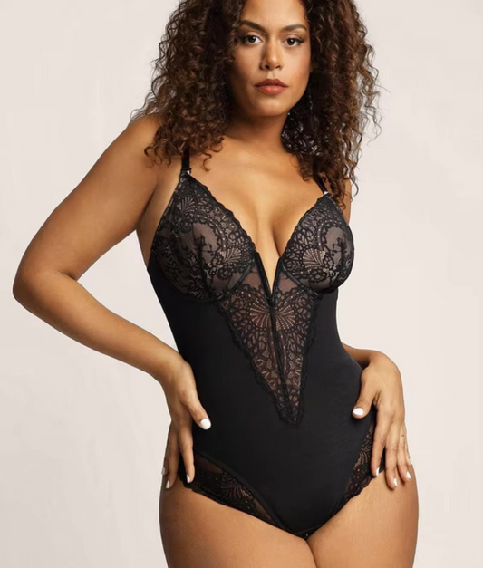 Lace Sculpting Shapewear Bodysuit