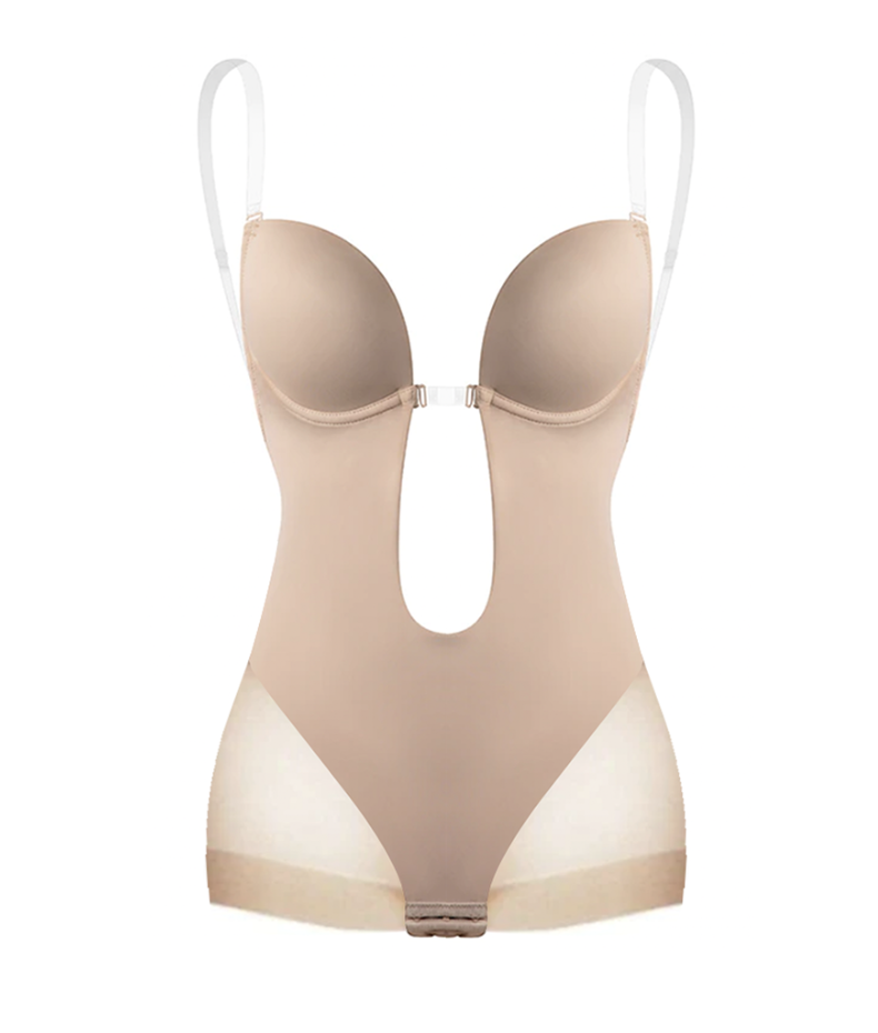 Backless brief bodysuit