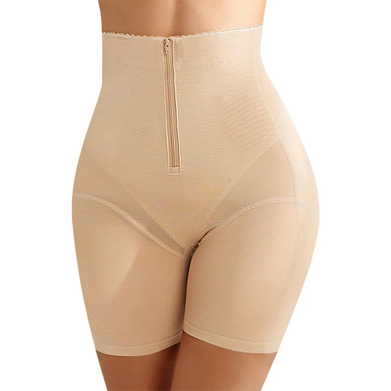 High-Waisted Transparent Shapewear Shorts
