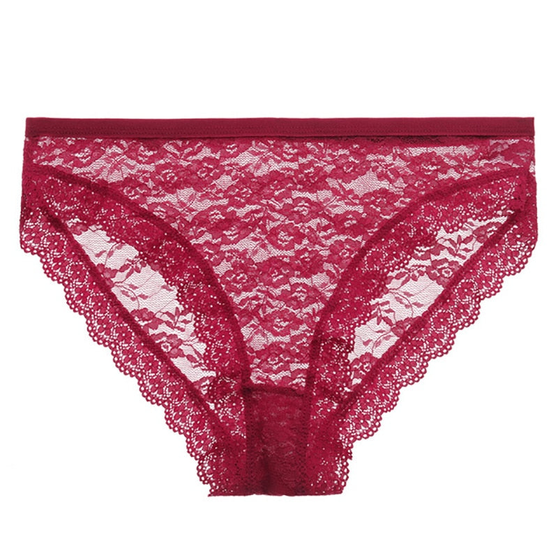 Floral lace sexy panties