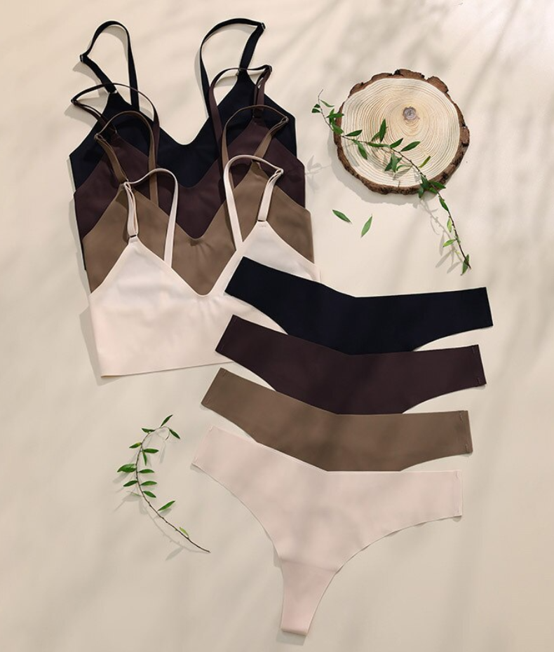 Bonnie ice silk lingerie set