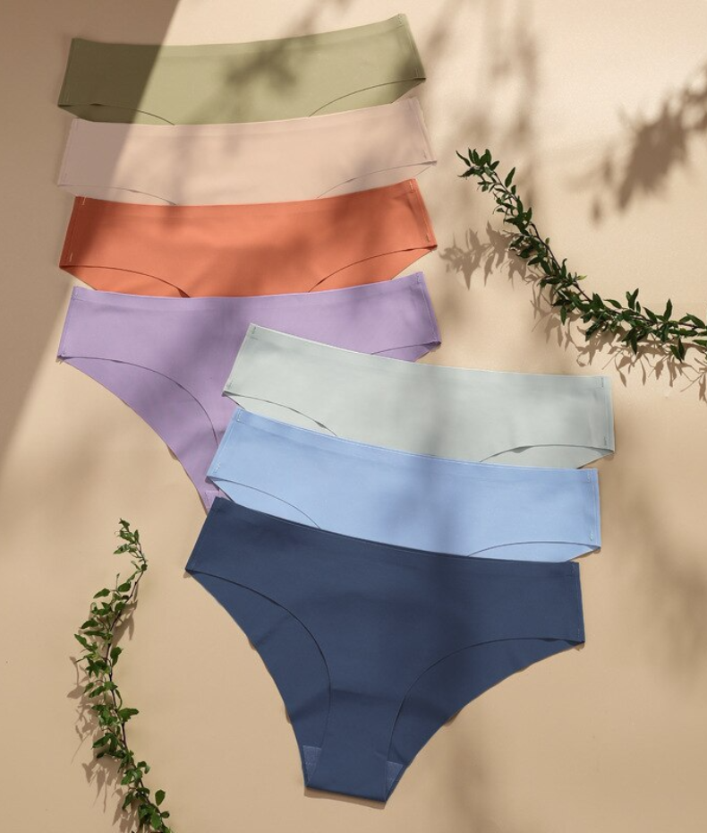 Ice silk pastel panties
