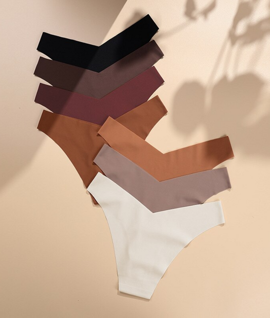 Ice silk V-waist thong
