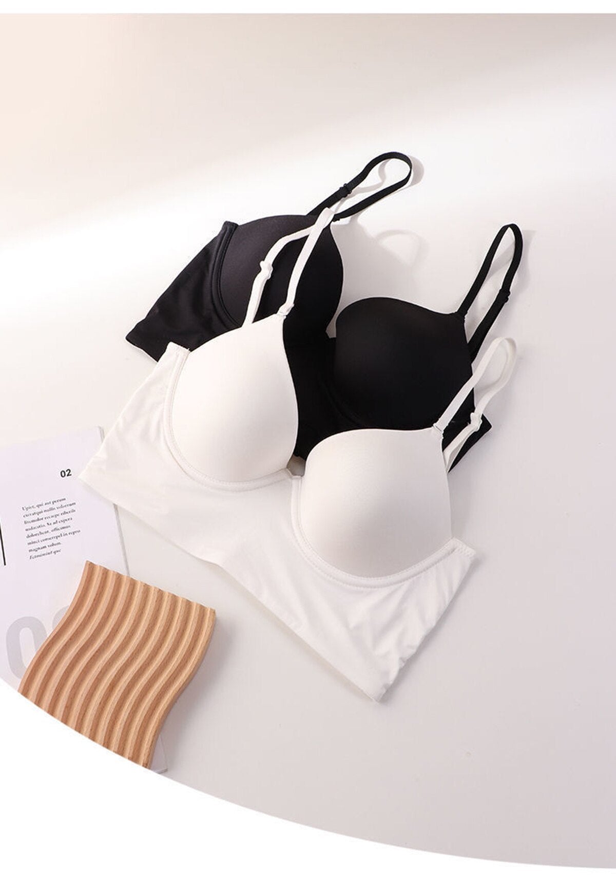 Backless bra for fuller bust
