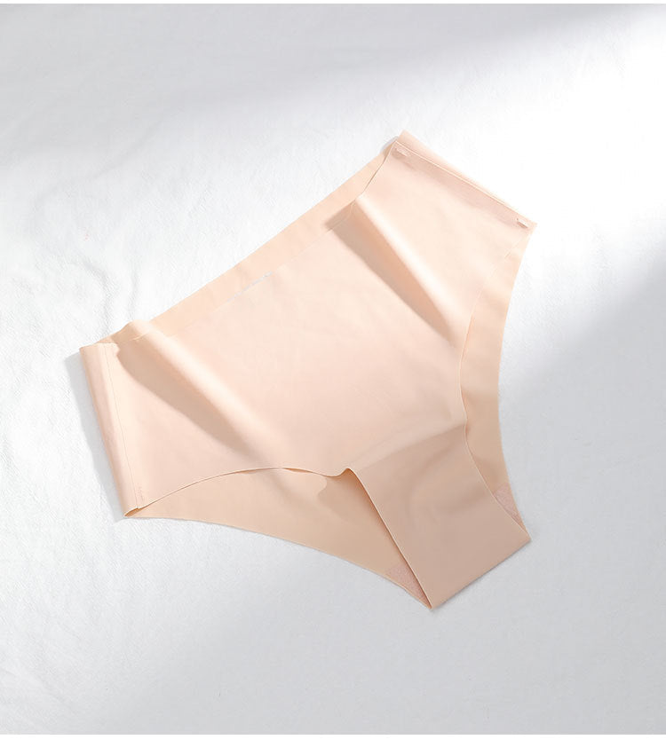 High-rise ice silk high-cut panties