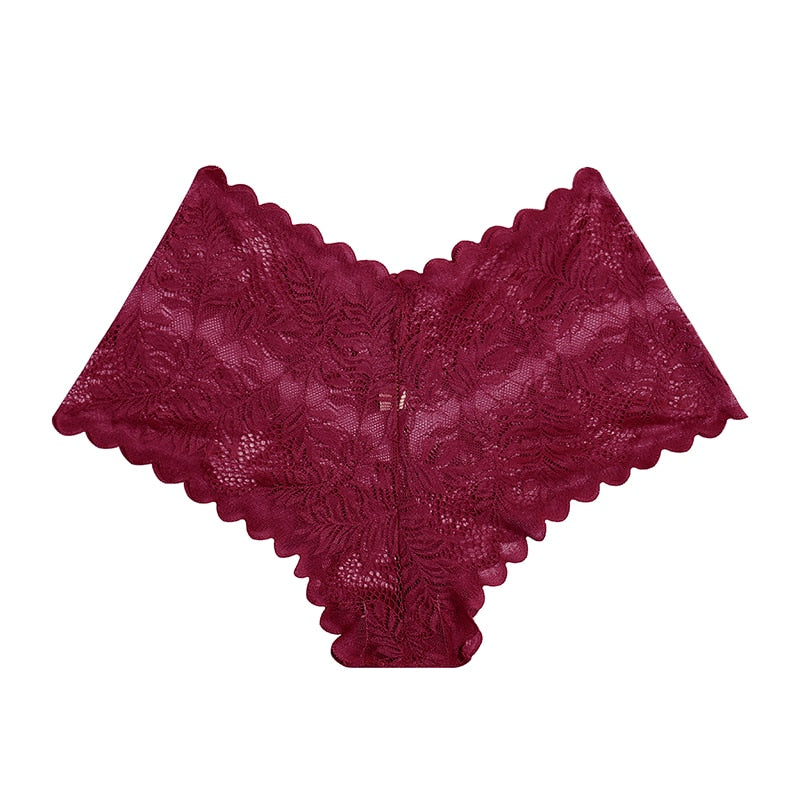 Floral lace boyshorts