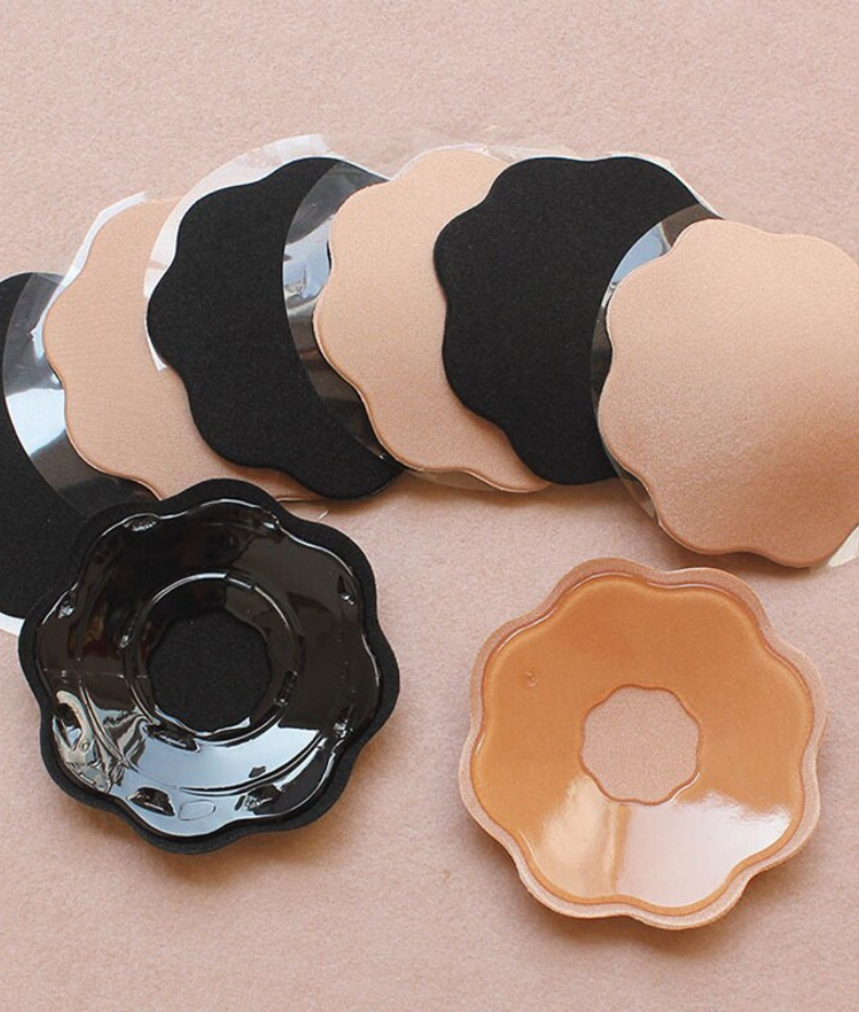 Reusable cotton nipple covers